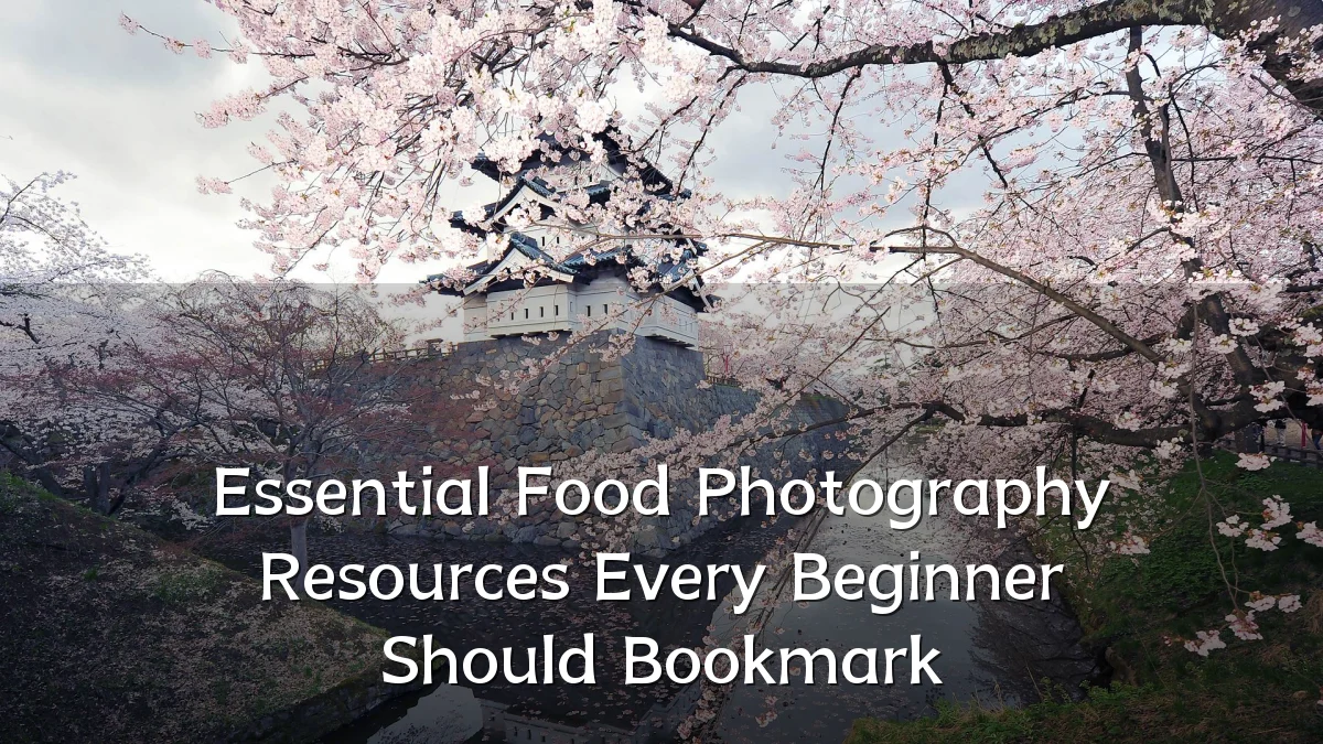 Essential Food Photography Resources Every Beginner Should Bookmark
