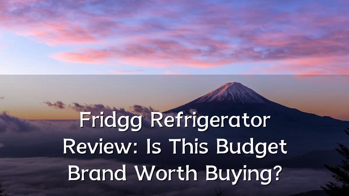 Fridgg Refrigerator Review: Is This Budget Brand Worth Buying?