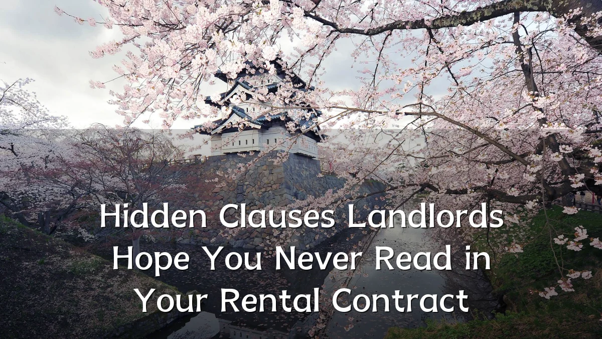 Hidden Clauses Landlords Hope You Never Read in Your Rental Contract