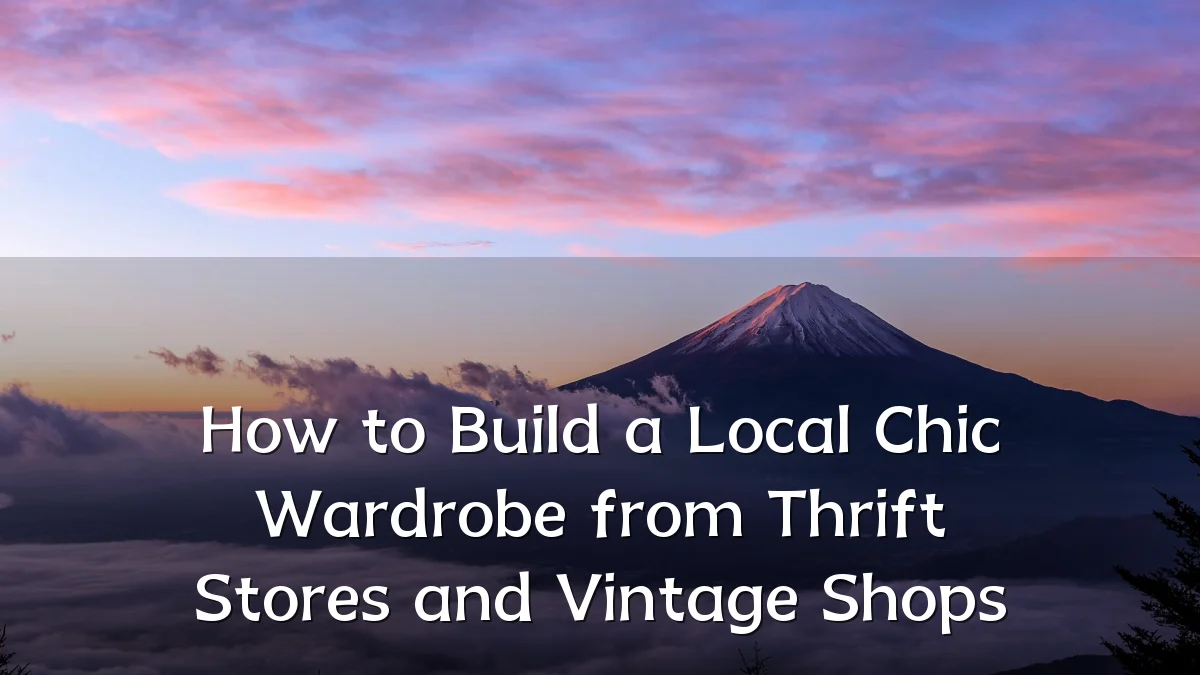 How to Build a Local Chic Wardrobe from Thrift Stores and Vintage Shops