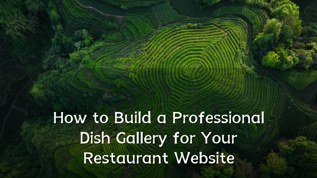 How to Build a Professional Dish Gallery for Your Restaurant Website