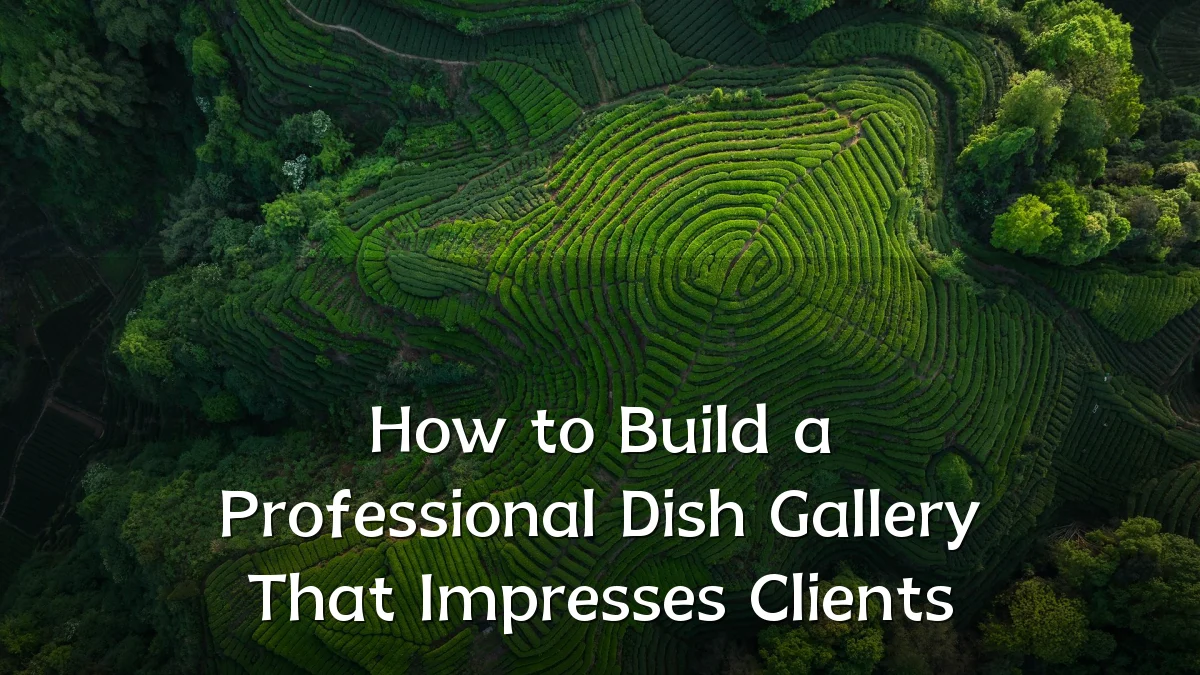 How to Build a Professional Dish Gallery That Impresses Clients