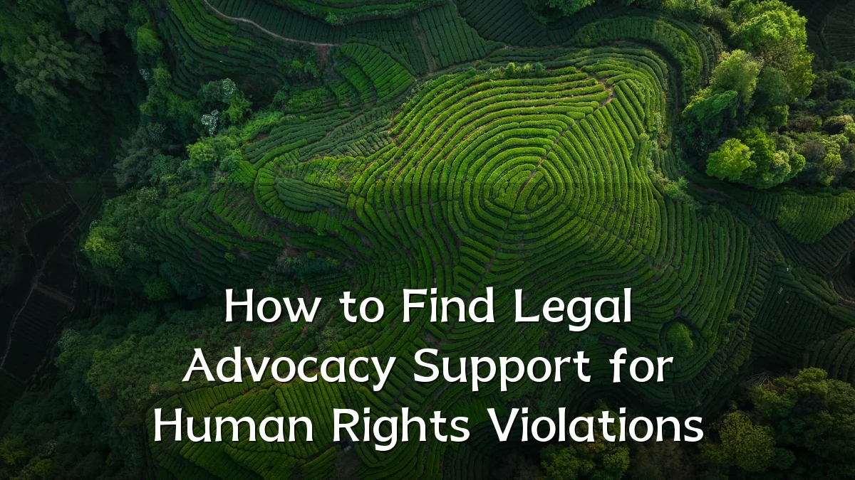 How to Find Legal Advocacy Support for Human Rights Violations