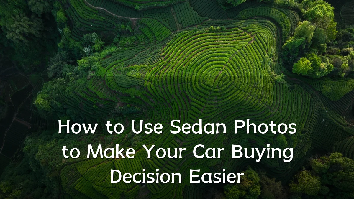 How to Use Sedan Photos to Make Your Car Buying Decision Easier