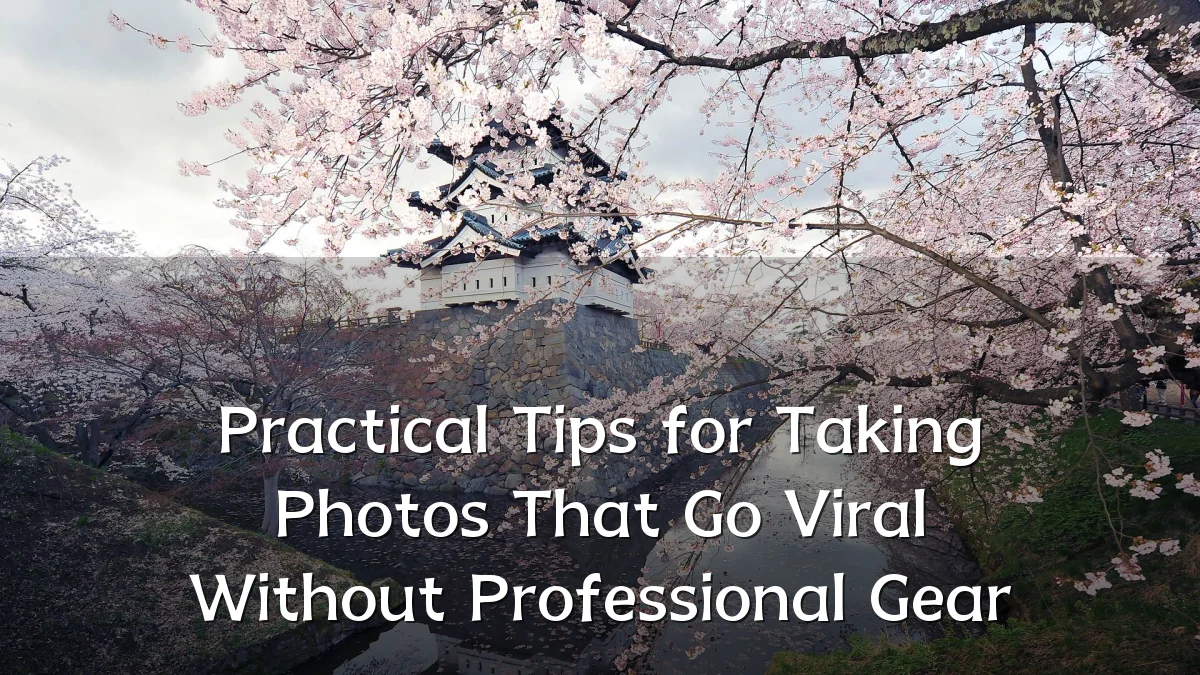 Practical Tips for Taking Photos That Go Viral Without Professional Gear