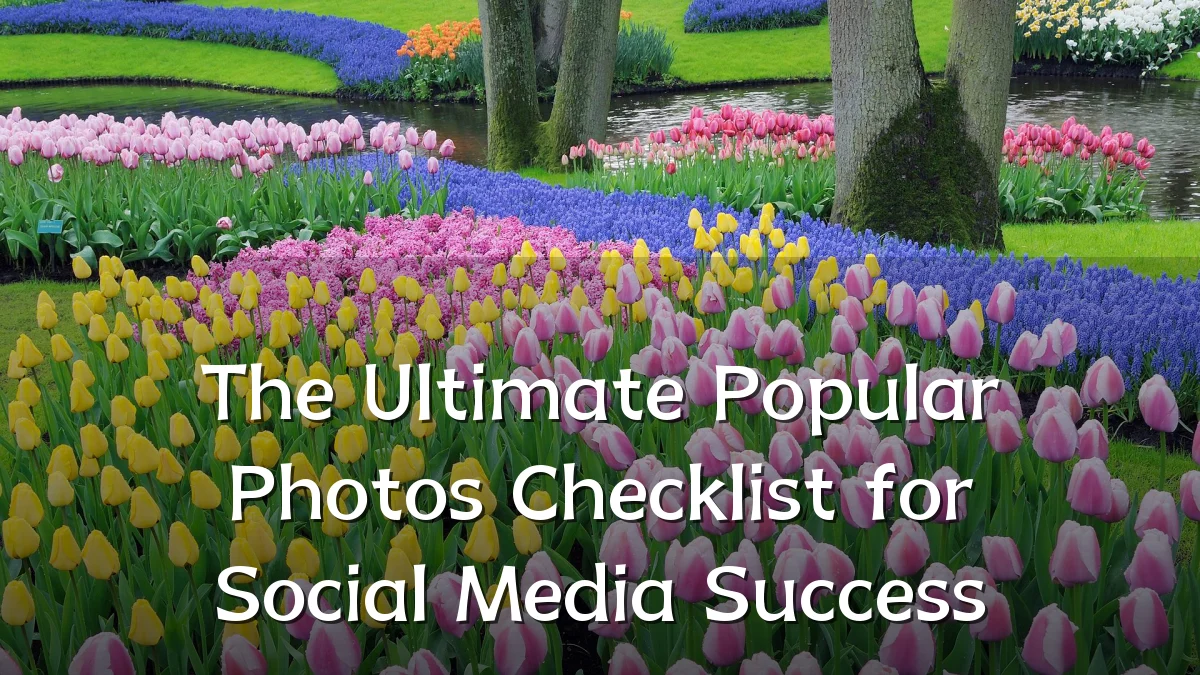 The Ultimate Popular Photos Checklist for Social Media Success
