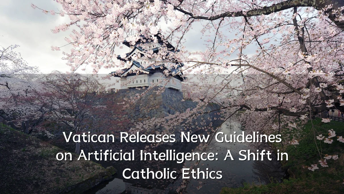 Vatican Releases New Guidelines on Artificial Intelligence: A Shift in Catholic Ethics
