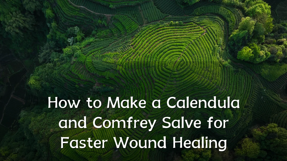 How to Make a Calendula and Comfrey Salve for Faster Wound Healing