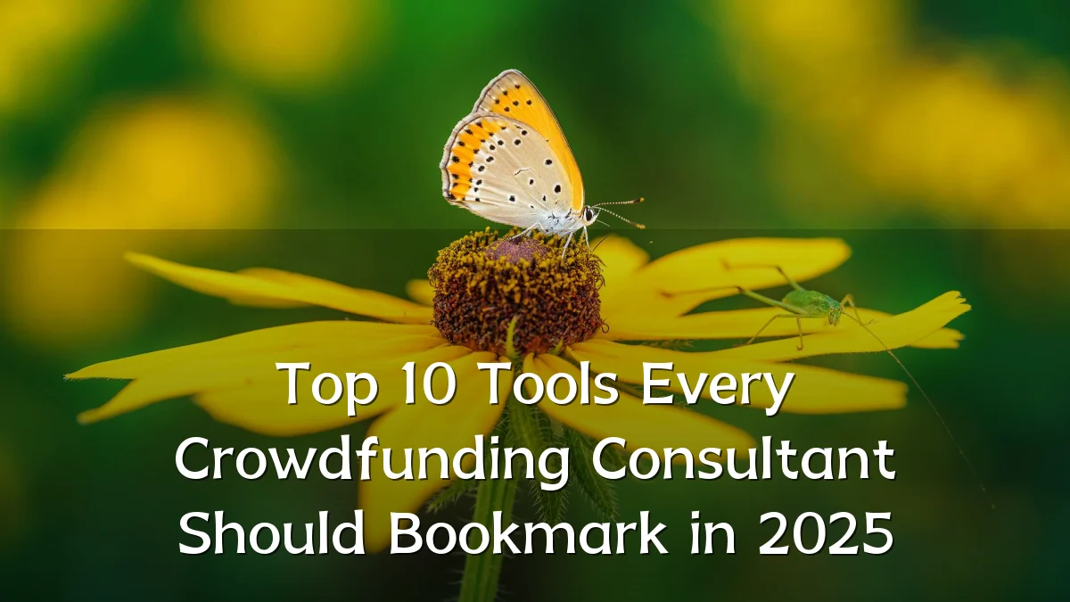 Top 10 Tools Every Crowdfunding Consultant Should Bookmark in 2025